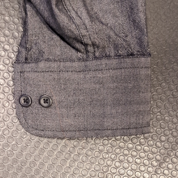 Wool And Prince Men's Charcoal Button-Up Shirt - Picture 4 of 5